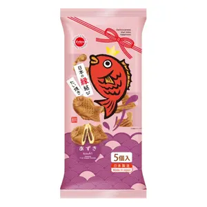 Bánh Cá Taiyaki Nhân Đậu Đỏ, Japanese Fish Shaped Waffle with Red Bean Paste, 5 Cái (300g) - ZELICO
